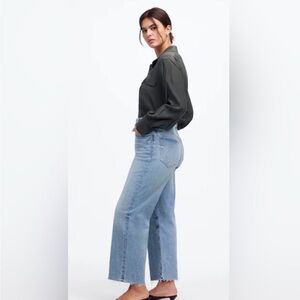 Madewell Curvy Wide-Leg Crop Jean